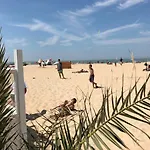 Panoramic View On Beach, Ships, Sea - Place To Be Lägenhet *