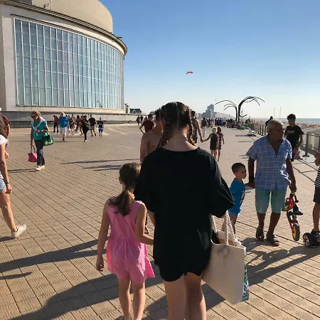 Panoramic View On Beach, Ships, Sea - Place To Be * オステンド