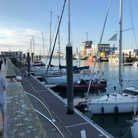 Panoramic View On Beach, Ships, Sea - Place To Be アパート オステンド