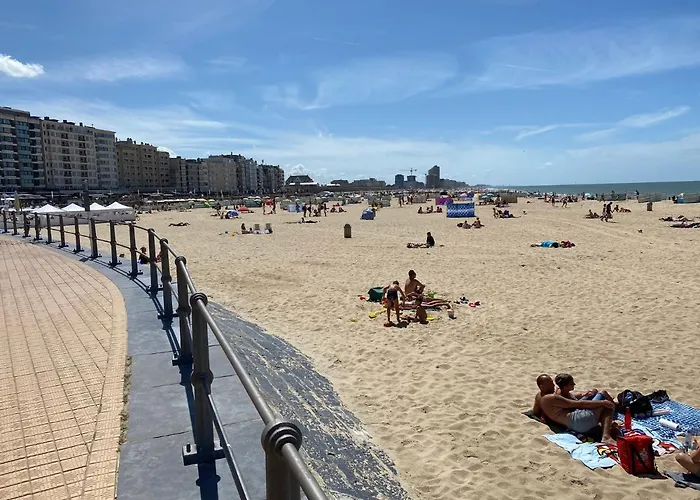 Panoramic View On Beach, Ships, Sea - Place To Be Ostend