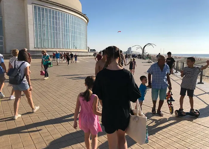 Panoramic View On Beach, Ships, Sea - Place To Be * Ostend