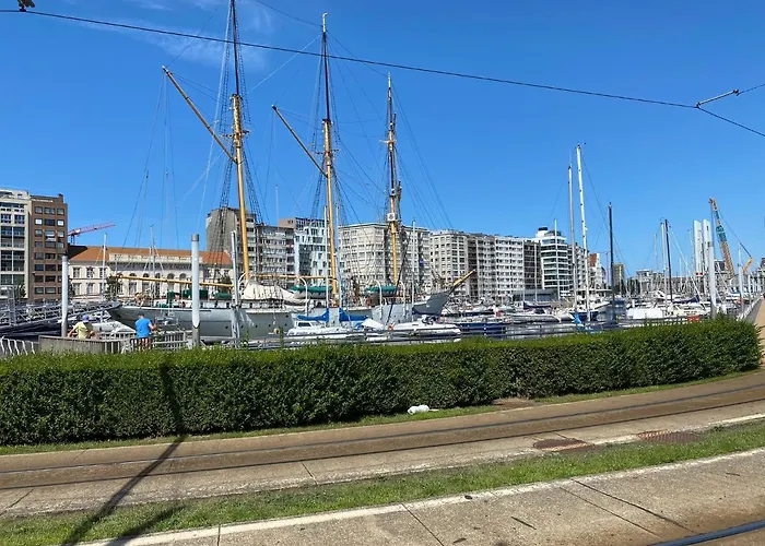 Panoramic View On Beach, Ships, Sea - Place To Be * Ostende