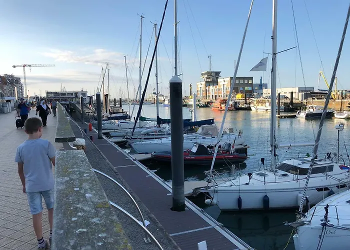 Panoramic View On Beach, Ships, Sea - Place To Be Appartement Ostende